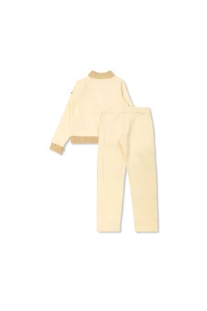 beige wool tracksuit MONCLER KIDS | J29548M00002899PS050